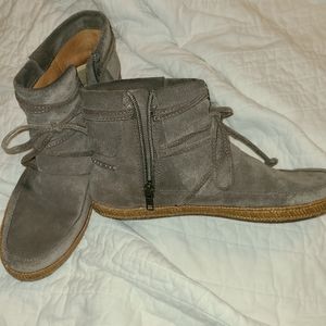 UGG Gray Suede Boots